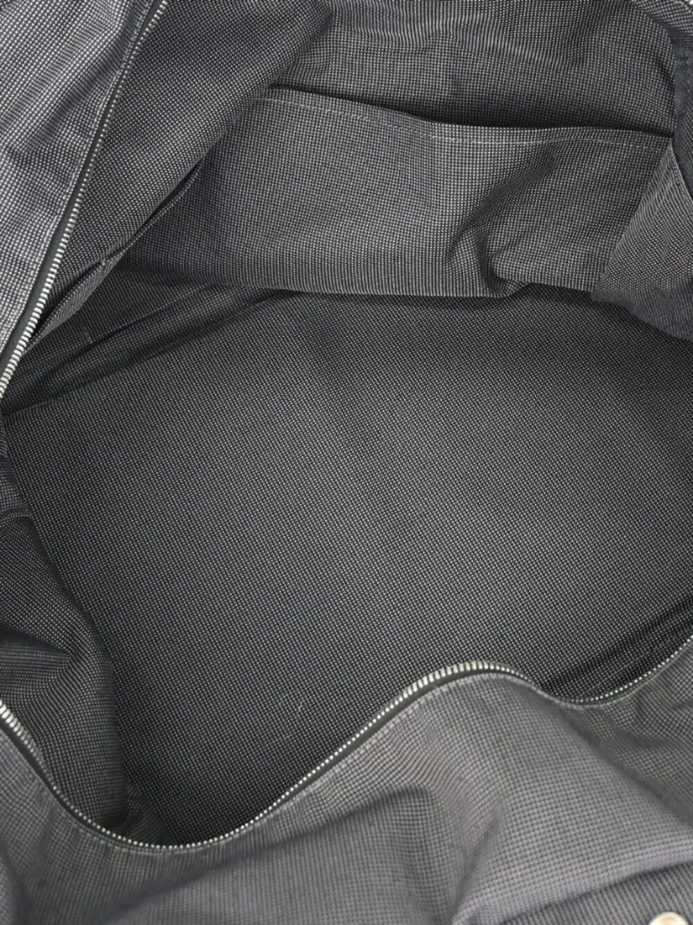 Hermes Gray Canvas Herline Tote TGM Handbag 188940